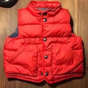 Red Baby Gap Vest 12-18 Mons